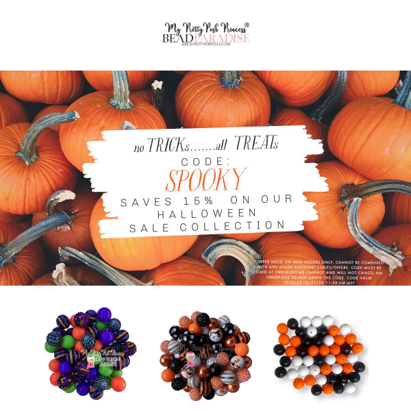 Get Spooky with 15% Off at My Pretty Posh Princess! 🎃