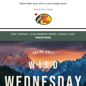 ONE-DAY ONLY: WILD WEDNESDAY