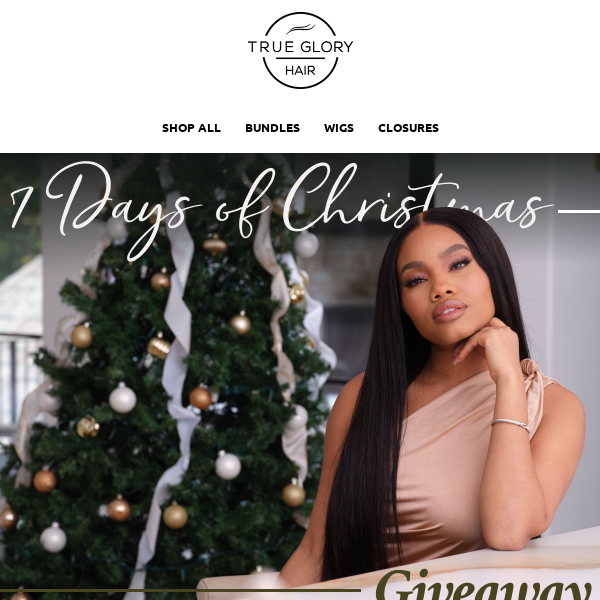 Win FREE hair in our Holiday Giveaway!🎄🎁