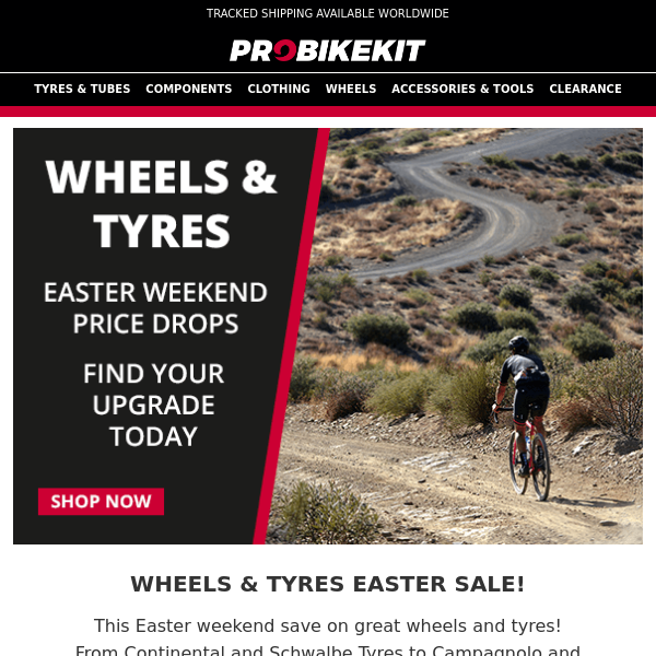 Easter Sale | Tyres & Wheels 🚴‍♂️