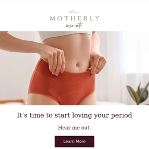 It's time to start loving your period
