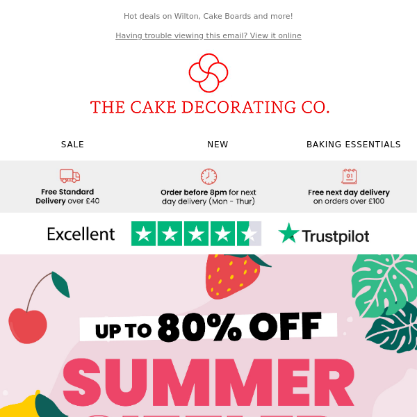 Summer Sizzler Sale - Up to 80% Off