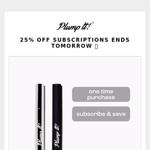 25% OFF SUBSCRIPTIONS ENDING ✨