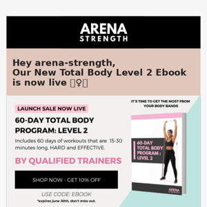 60-Day Total Body Program Level 2 Now Live 🚨