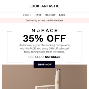 35% Off NuFACE 🤍