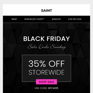 Black Friday Starts Now!