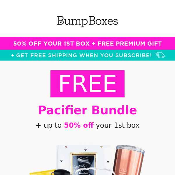 FREE Pacifier Bundle 👶