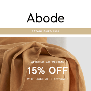 Afterpay Day Offer - 15% Off