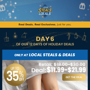 Holiday Cheer Continues: Day 6 of deals 💫