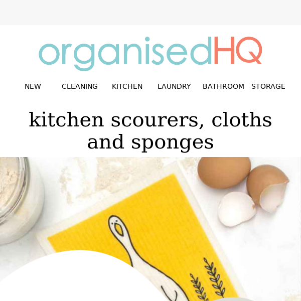 Kitchen scourers and sponges 💦