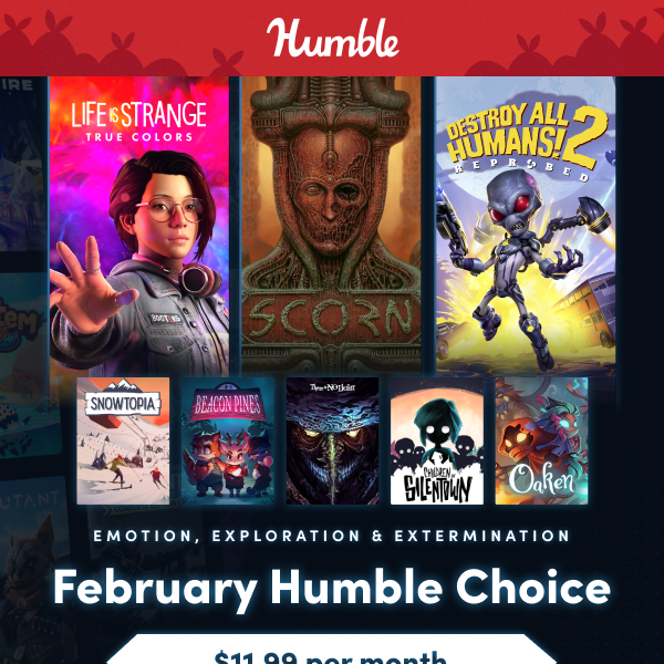 Join Humble Choice & own Life is Strange: True Colors, Scorn & Destroy All Humans 2: Reprobed