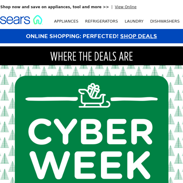 Cyberweek Sale! Save Up to 30% on Select Appliances and More - Ends 12/2 at Noon (CT)