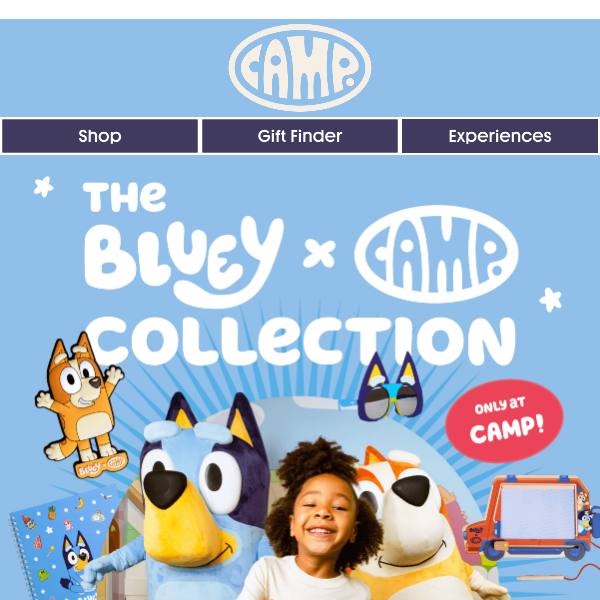 Bluey x Camp Pop-Up Experience: Dates, Location, Buy Tickets Online