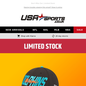 USA Sports Co UK Still Time to Pre Order your NFL Draft Cap 🏈