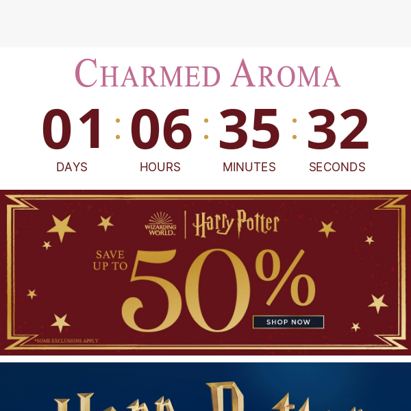 Charmed Aroma Hogwarts Snow Globe Candle