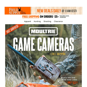 🦌📷 Moultrie Game Camera from $54! Free Shipping.