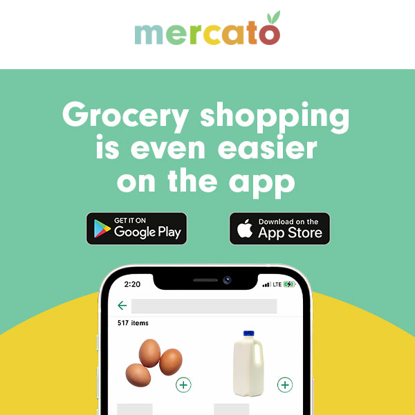 Hassle-Free Holidays: Download the Mercato App!📱