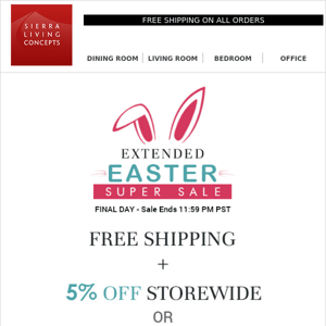 📢 Extended Easter Discounts Expire Tonight!