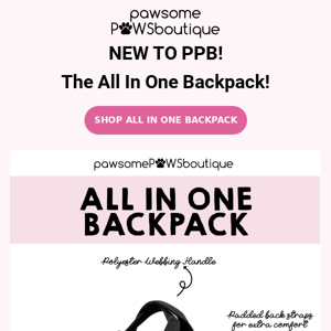 NEW IN - All In One Backpack🎒