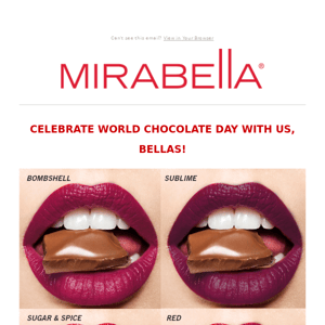 Celebrate World 🍫 Day with our FAV wine-inspired lip shades!