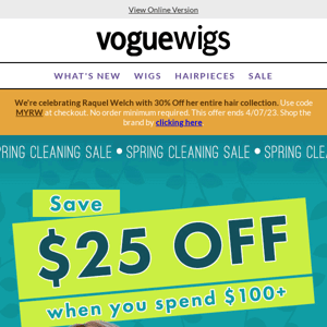 Save $25 When You Spend $100+