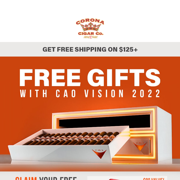 Free Gifts with CAO Vision ($80 Value!)