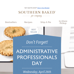 Admin Professionals Day is April 26th 💼