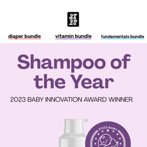 Pop the bubbles for our Award Winning Shampoo + Wash 🫧