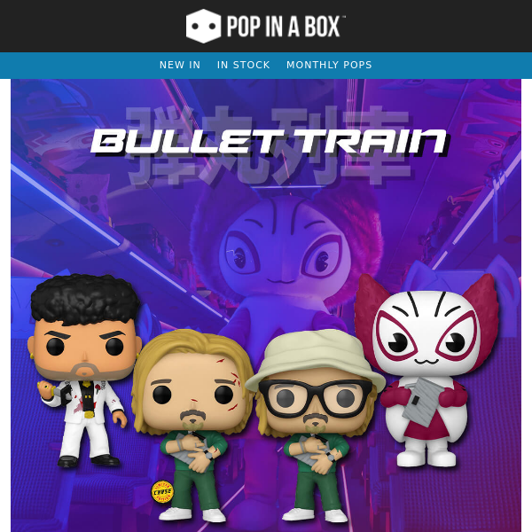 🚆 NEW: Bullet Train Funko Pops! 🚆