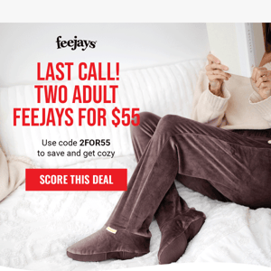 Last Call for 2 Feejays at 1 Super Low Price!