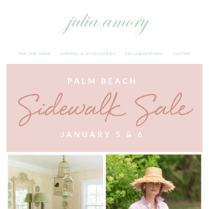 Hello Palm Beach - We're Back with a SALE!!