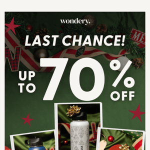 Last Chance! Save up to 70% off!