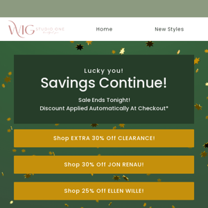 🍀Lucky You! There's Still Time To Save!