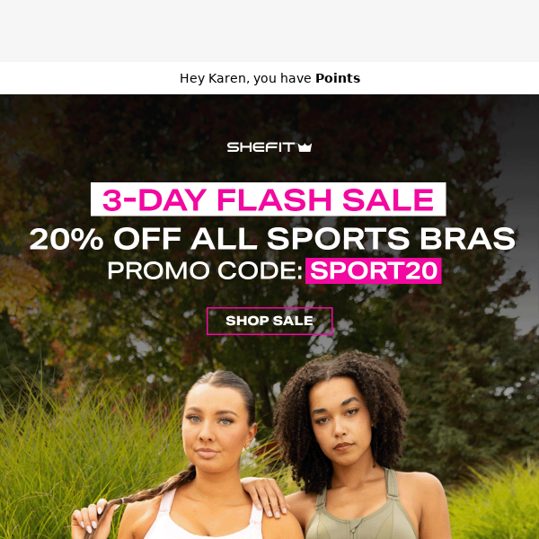 Flash Sale on ALL Sports Bras 🙌