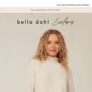 Exclusively at Bella Dahl 💖