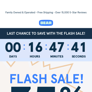 ⚡️ The Flash Sale is Ending Tonight ⚡️