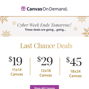 Cyber Week Ends Tomorrow: Don’t Miss These Last Chance Deals❗