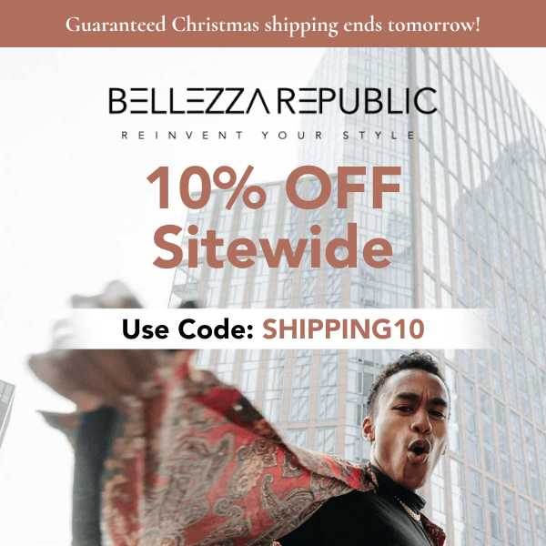 REMINDER: 10% OFF your gifts 🎄🎁