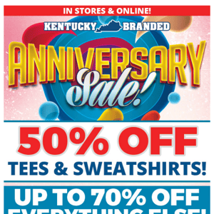 Our HUGE Anniversary Sale Rolls On!