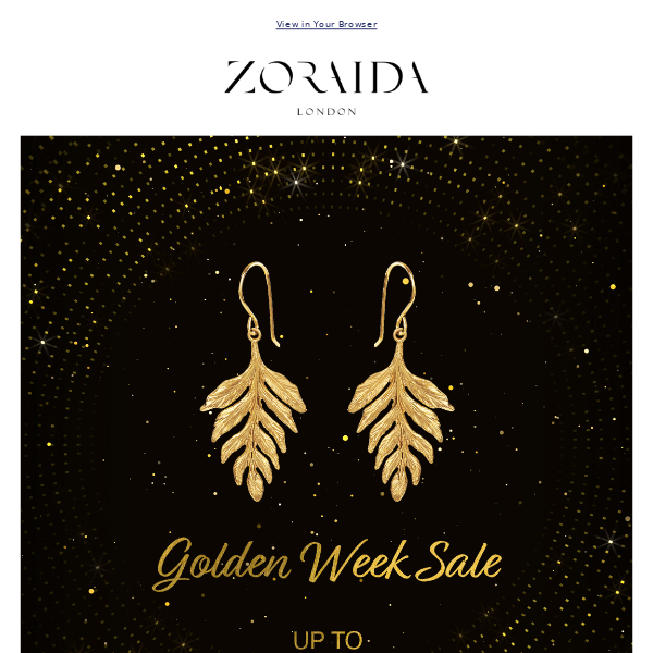 Give Back With Our Golden Week Sale