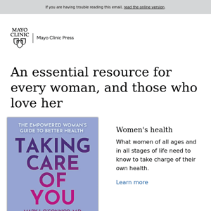 Finally, an essential health resource for women of all ages
