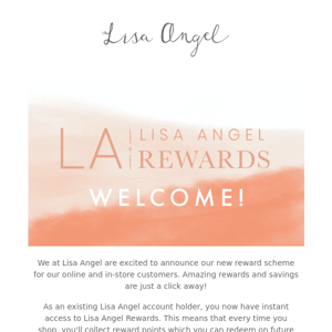 Lisa Angel: Introducing LA Rewards