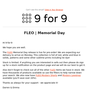 FLEO | Memorial Day