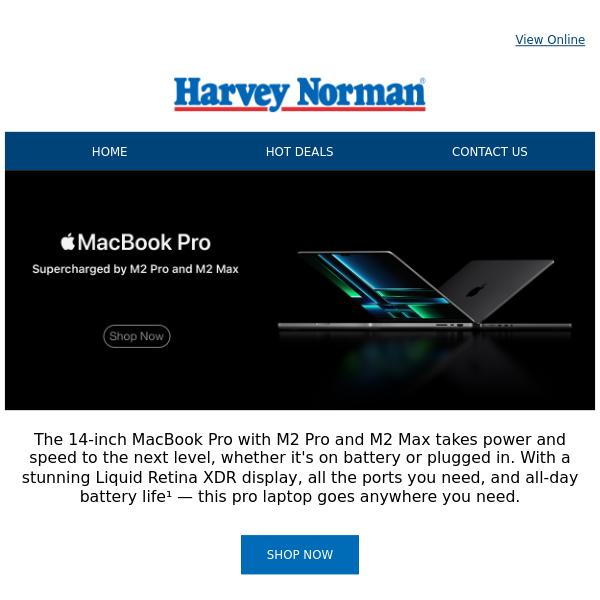 Shop the latest in Apple at Harvey Norman!