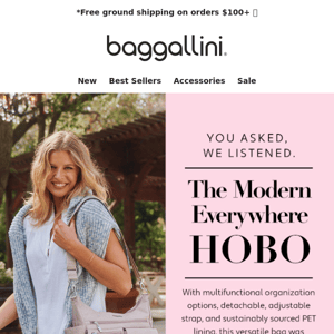 Designed for You 💖 The Modern Everywhere Hobo