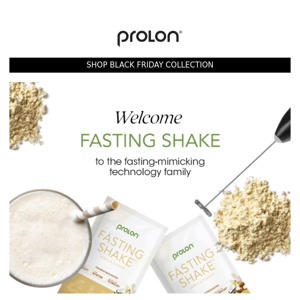Introducing the first-ever Fasting Shake!
