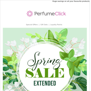 🌸 Our Spring Sale is extended! 🌳
