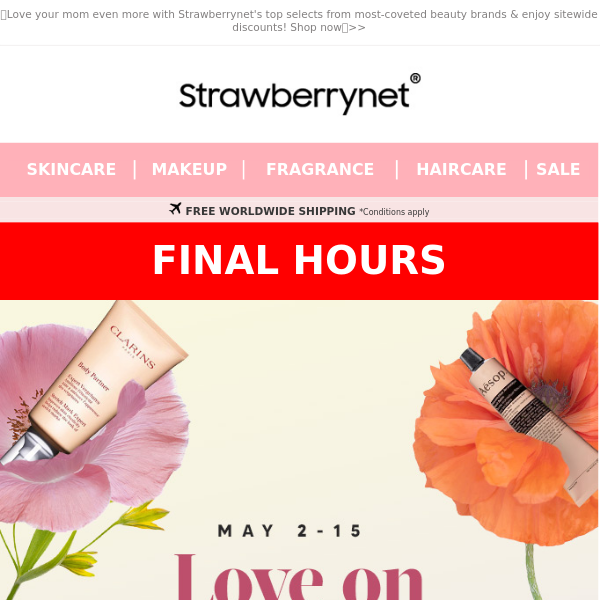 LAST CALL🌹Can't-Miss Sitewide Discounts on Mother's Day Special Deals!🥰