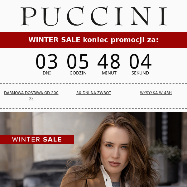 WINTER SALE ⏰ ostatnie godziny wyprzedaży!