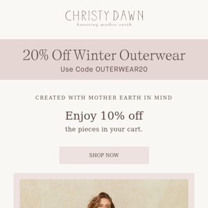 10% Off: We Saved Your Cart For You